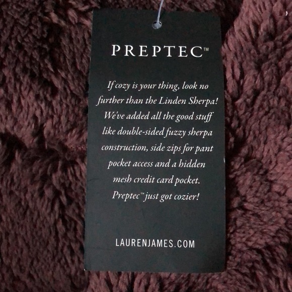 NWT Lauren James Co. Linden Sherpa Pullover in Chocolate Brown size Large. - Picture 4 of 9